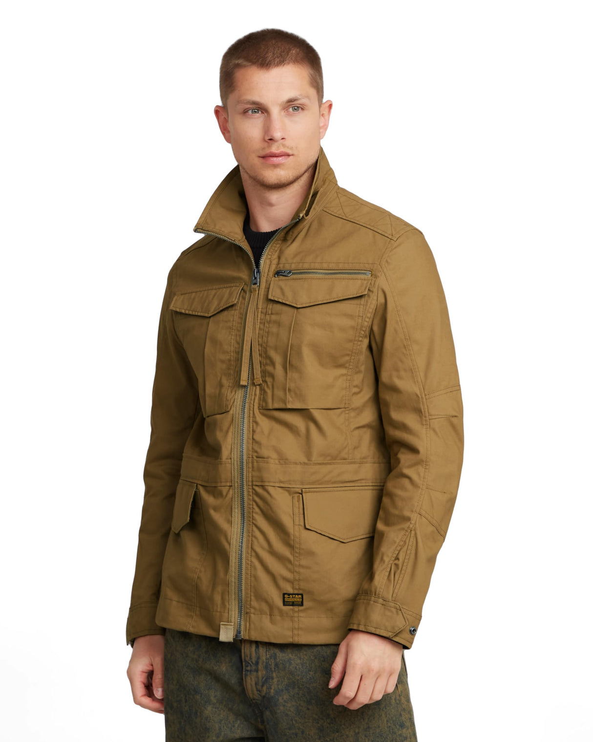 G-Star Para Hombre Rovic Slim Field Jacket, Marrón (kangaroo D24282-D389-7162), XXL