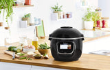 Moulinex Cookeo Touch Wi-Fi CE902 - Freidora de aire sin aceite, 1600 W, capacidad de hasta 6 personas (4 L), 6 programas automáticos, conexión Wi-Fi, libre de PFOA, fácil limpieza, color negro