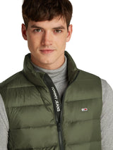 Tommy Jeans Chaleco Hombre Down ligero, Verde (Fatigue Green), XXL