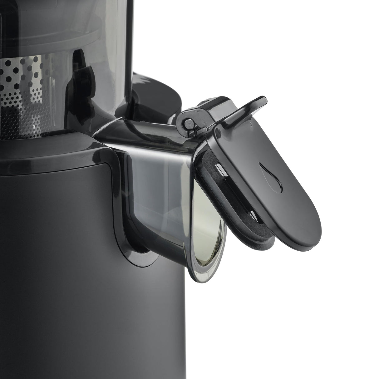 CASO JuiceFit Pro - Licuadoras para zumos y batidos - Slow Juicer con 40 RPM de Velocidad - Abertura grande para frutas enteras - 30% más de jugo - Tamaño Compacto - Jarra 1.000 ml, negra