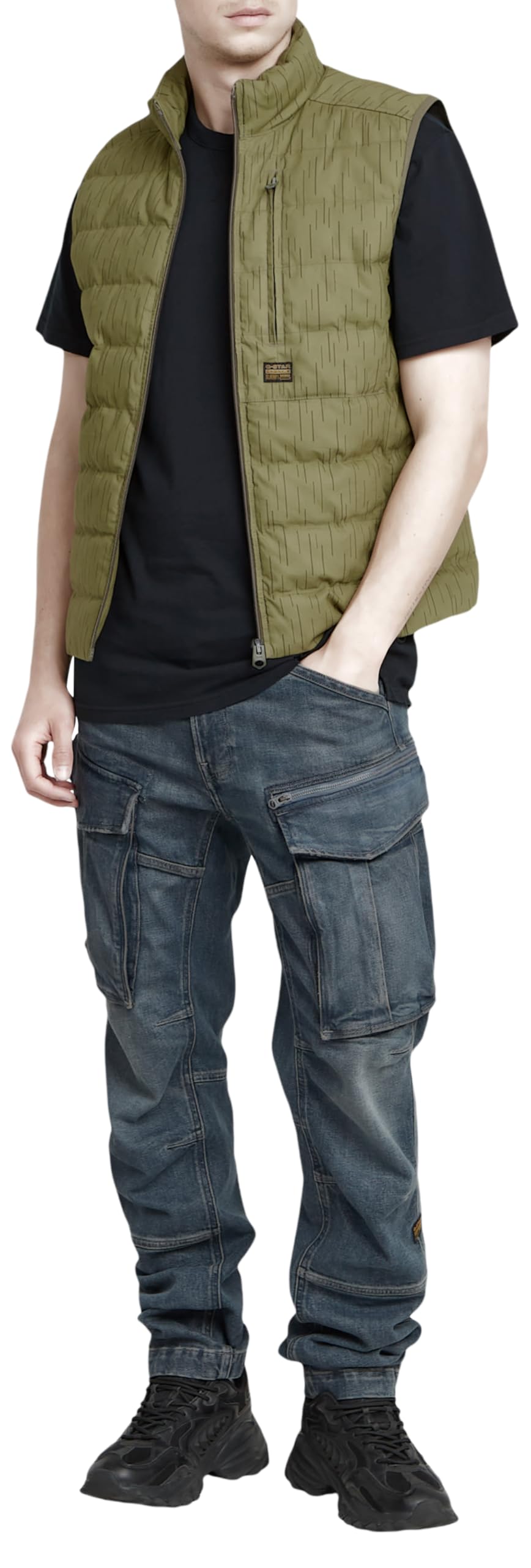 G-STAR Rovic Zip 3D Regular Tapered Denim Jeans, Jeans para Hombre, Azul (Worn In Glace D23077-d775-h139), 32W / 32L