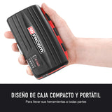 FACOM Juego de Vasos 1/4" y Puntas de Atornillado, 38 Piezas, Compacto y Performante, Incluye Cliquet Rotativo 360°, Pozidriv, Phillips y Resistox, R.360NANOPB