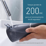 Panasonic Series 800 Irrigador Bucal Ultrasónico EW-DJ86-K503, Irrigador Dental, 200 ml, 1 Boquilla Ultrasónica y 1 Boquilla de Ortodoncia, 5 Ajustes de Presión, Accesorio De Viaje, USB-C, Negro