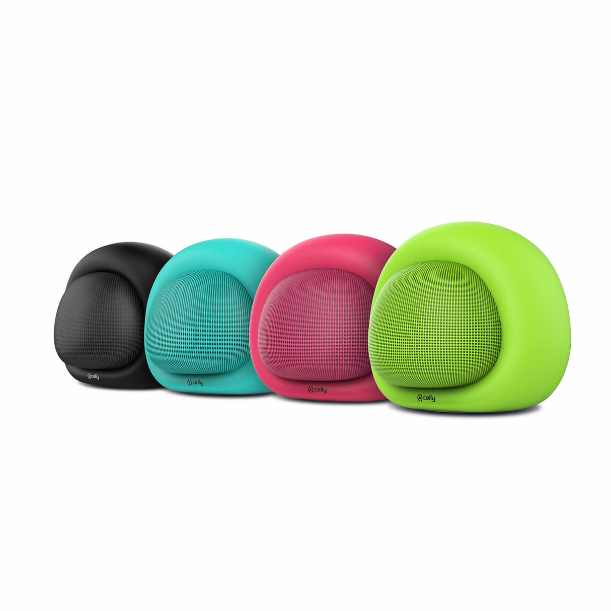 Celly Bubble Beat Mono Portable Speaker 3 W Negro, Altavoces Portátiles (1.0 Canales, 3 W, Inalámbrico y Alámbrico, 4.1 + EDR, Micro-USB, Mono Portable Speaker)