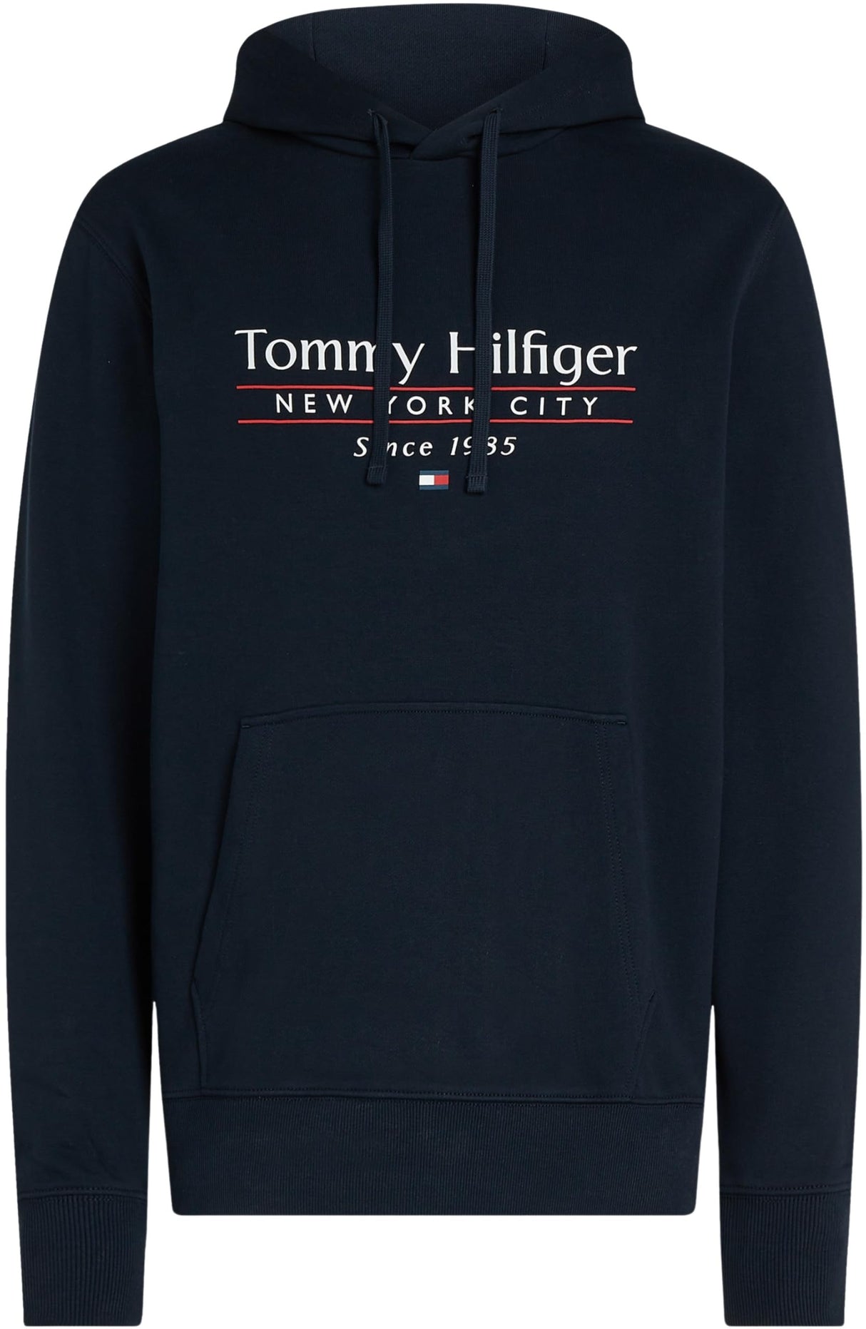 Tommy Hilfiger Sudadera Hombre Center Stack con Logotipo, Azul (Desert Sky 654 920), XS