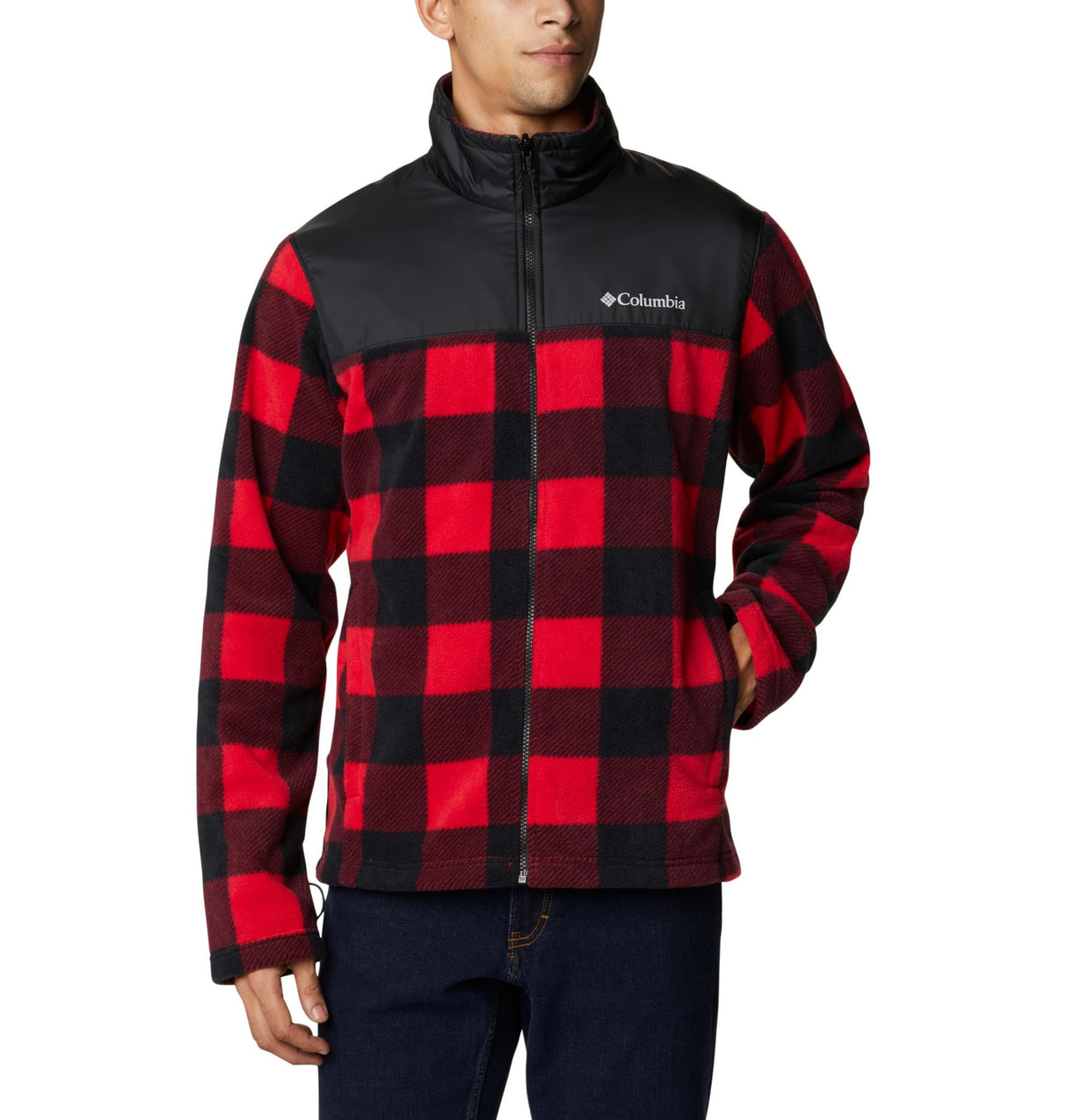 Columbia Bugaboo Fleece Interchange Jacket, Chaqueta De Invierno 3 En 1 para Hombre, Black, Talla L