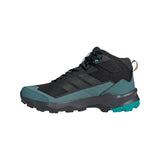 adidas Terrex Skychaser AX5 Mid Gore-Tex Hiking Shoes, Zapatos de Senderismo Hombre, Core Black/Carbon/Pure Teal, 42 EU