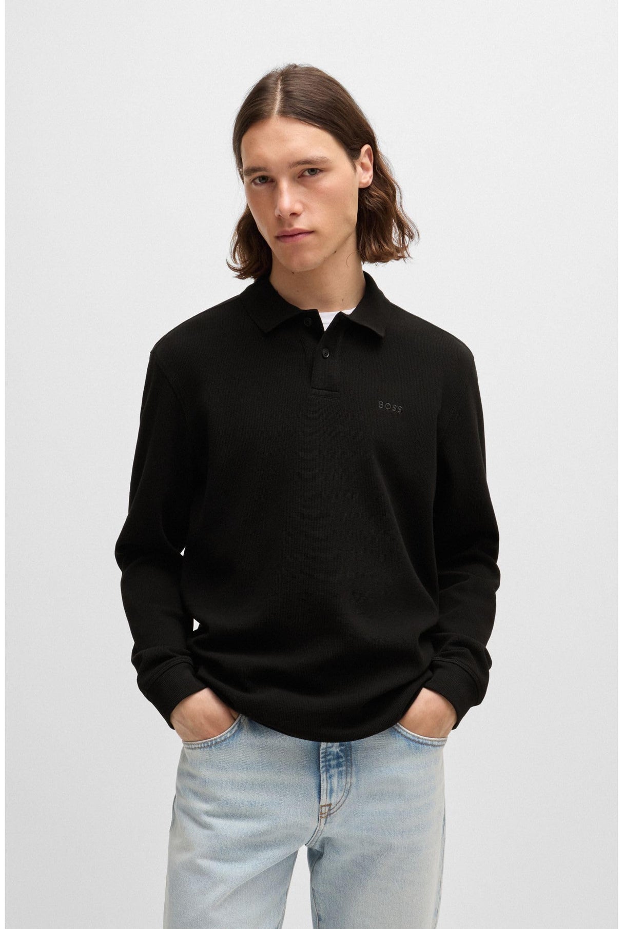 BOSS Petempestolong, Polo Hombre, Black1,