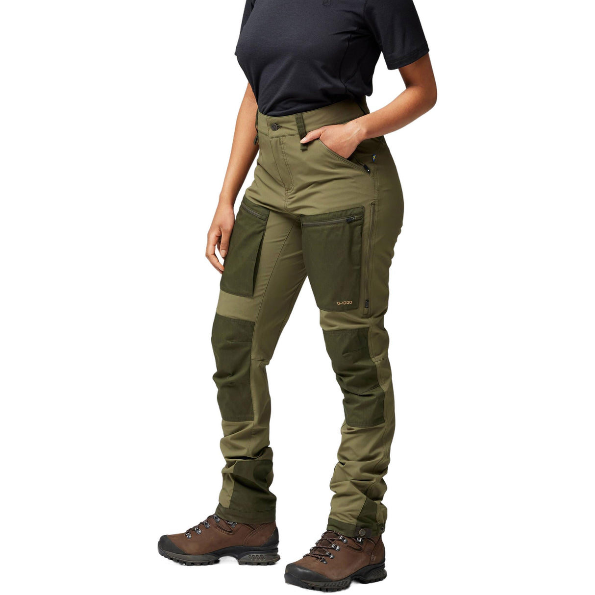Fjallraven 14200141-050-048 Keb Agile Trousers W Pants Mujer Basalt-Iron Grey Tamaño 40/L