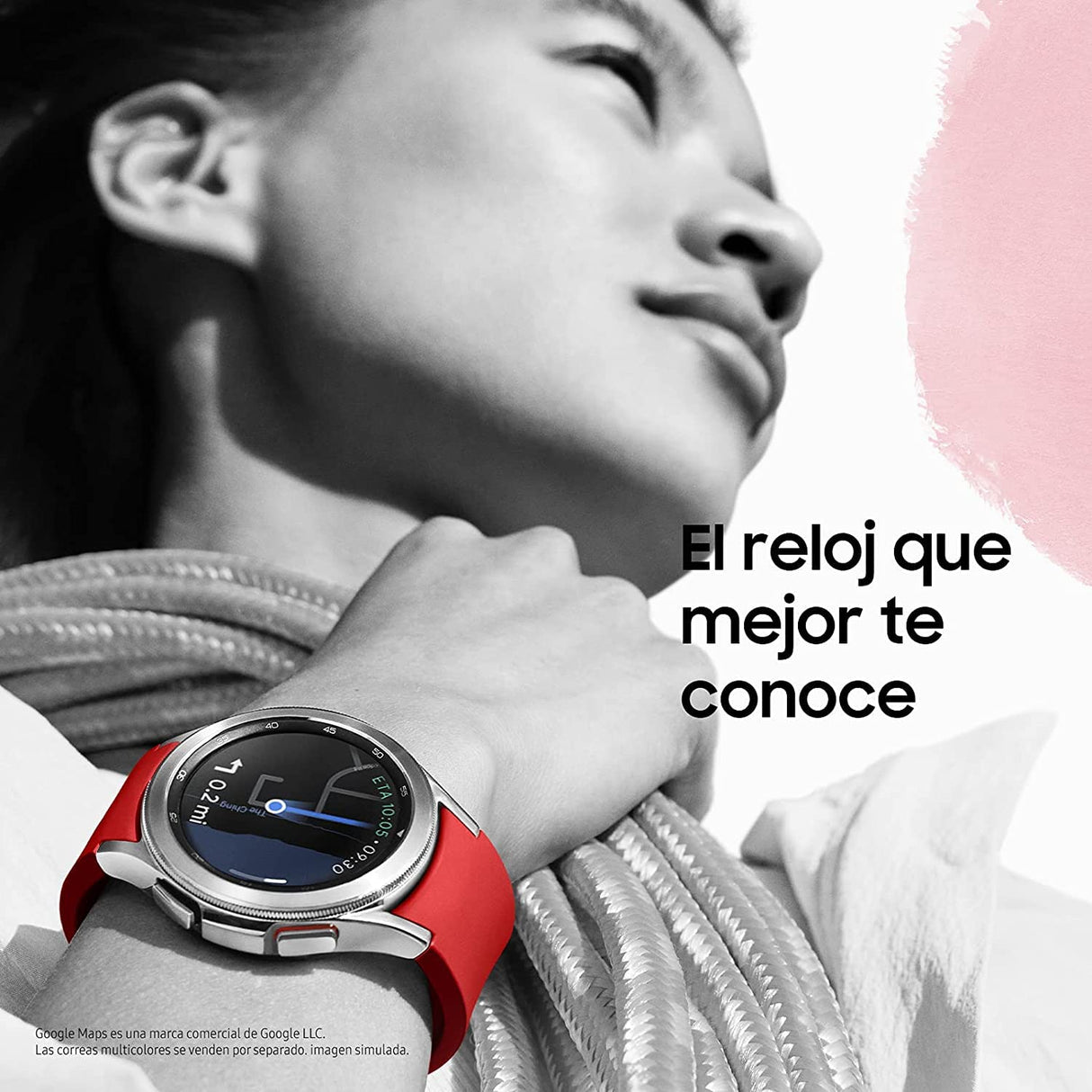 Samsung Galaxy Watch4 Classic – Smartwatch, Bisel Giratorio, Control de Salud, Seguimiento Deportivo, LTE, 42 mm, Color Plata (Version ES)