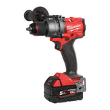 Milwaukee 4933479860 - Taladro de percusión M18 FPD3 502X Fuel 4GEN. 18 V, 158 Nm-2 Batt. x 5,0 Ah-4933479860