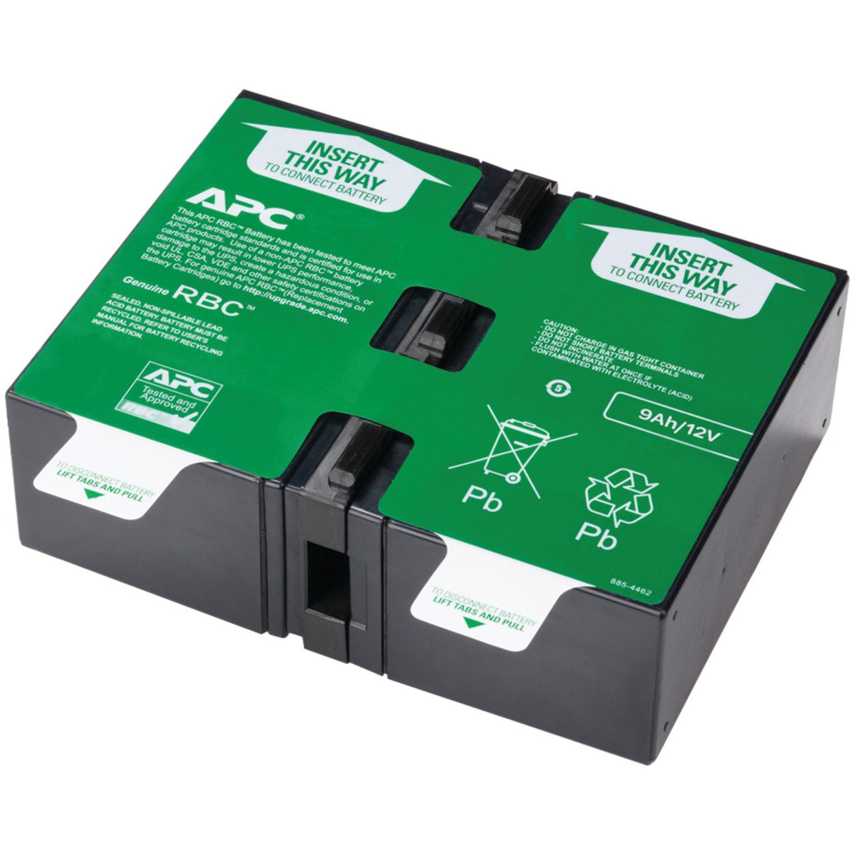 APC APCRBC124 batería de sustitución para UPS, compatible con los modelos BR1200GI / BR1500GI y otros