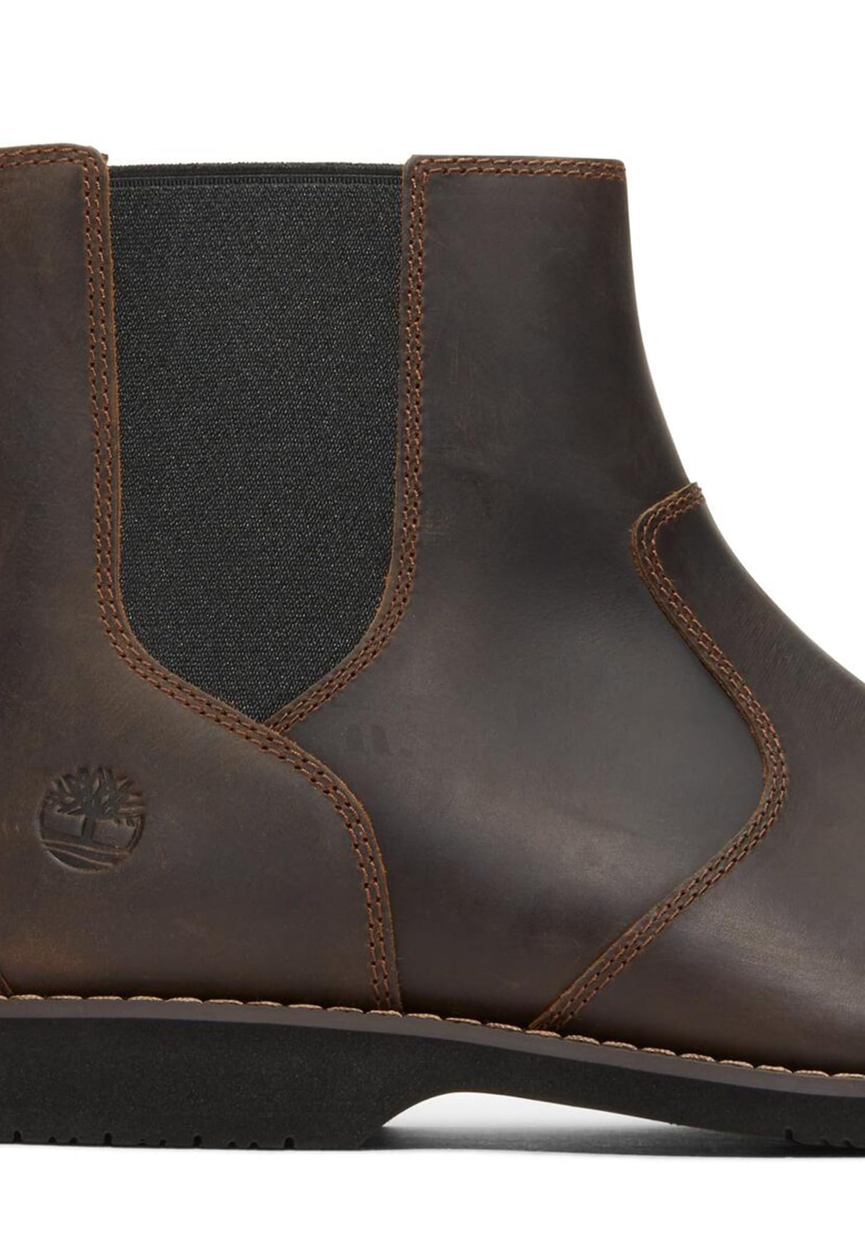 Timberland Woodhull Chelsea Basic Botas de Moda para Hombre, Marrón (Dark Brown Full Grain), 44 EU
