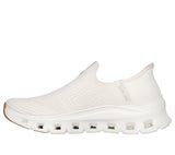 Skechers Slip-ins: Glide-Step Pro-Everyday Stretch Slip-on Sneakers, Zapatillas Mujer, Natural Knit/Periwinkle Trim, 37 EU