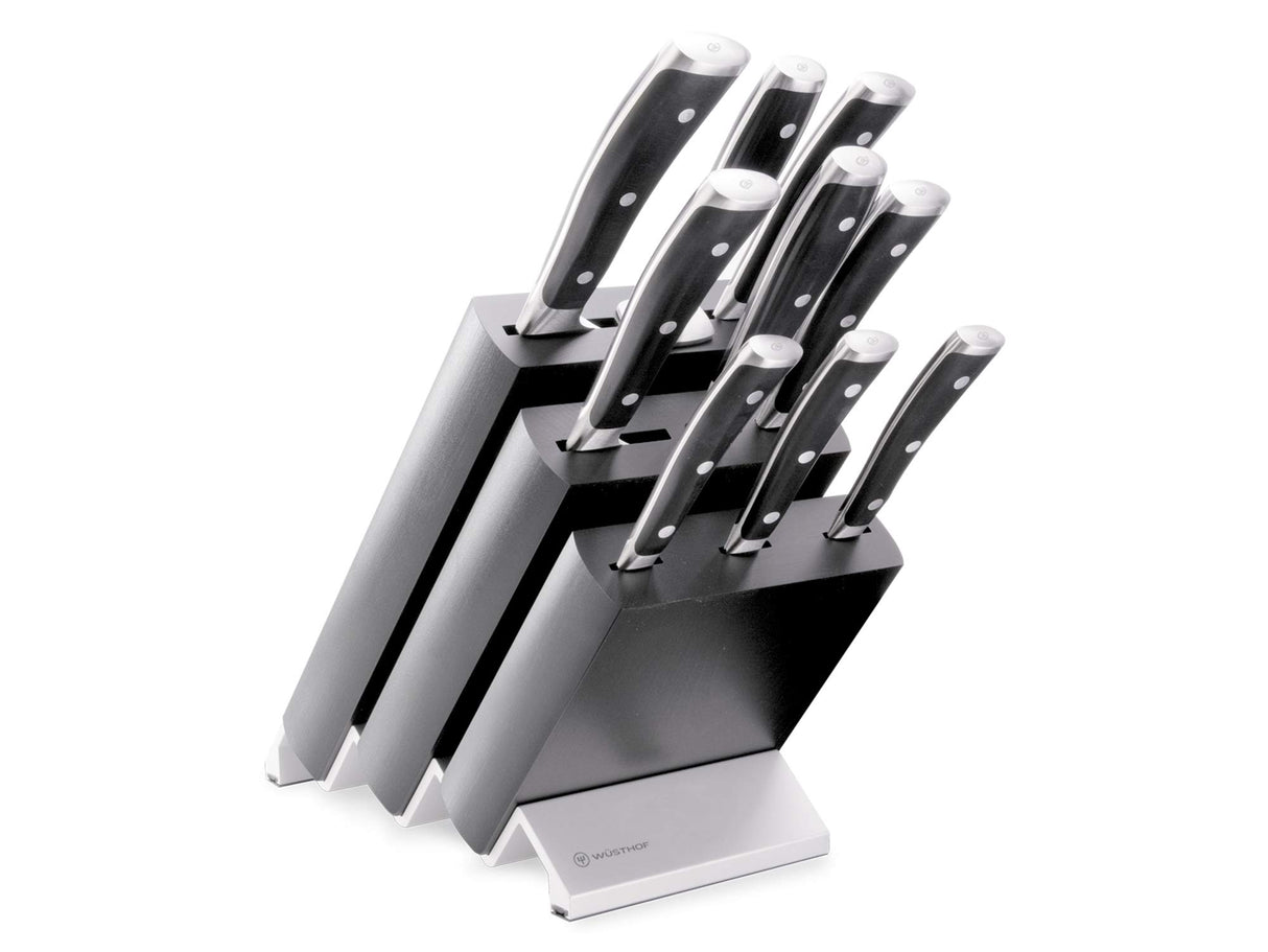 WÜSTHOF Classic Ikon Bloque cuchillos con 9 cuchillos