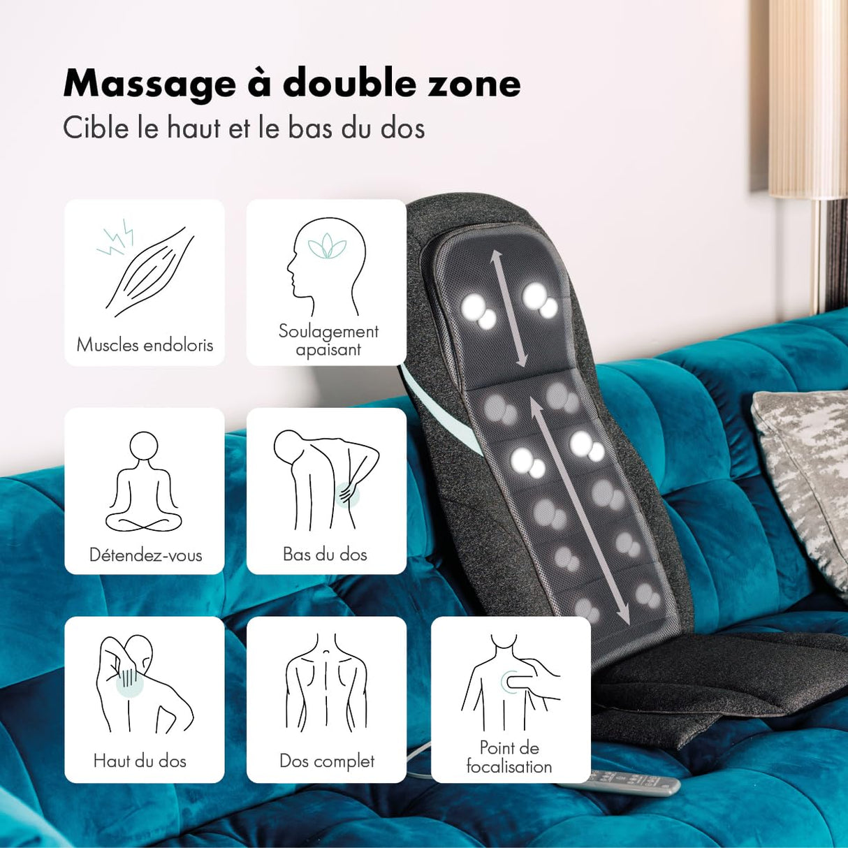 Zen Himalaya Gel Shoulder Massager Chair