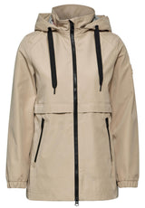 CECIL B201947 Chaqueta de Trinchera Corta, Creamy Almond Beige, M Mujeres