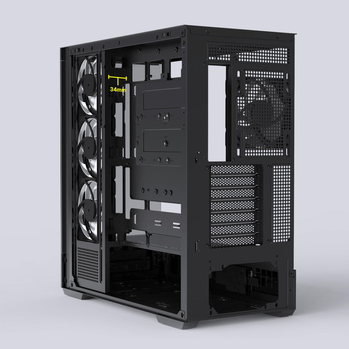 ZALMAN P40 DS - Carcasa para PC (Torre Media), Color Negro