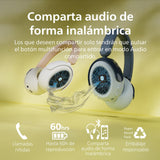 Philips TAK5500RT 5500 Series Auriculares Infantiles Plegables inalámbricos on Ear Cancelación de Ruido, 34 Horas de reproducción ANC, Volumen Limitado, Audio compartido, Cable USB-C Incluido