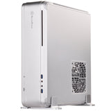 SilverStone SST-FTZ01S - Carcasa de Ordenador Fortress Mini-ITX para Juegos de Alto Rendimiento, Plata