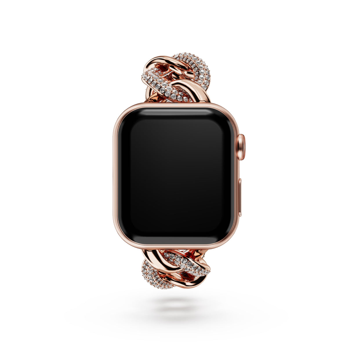 Swarovski Correa de cadena, Para Apple Watch® 40 mm y 41 mm, Tono oro rosa, Acabado tono oro rosa