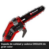 Einhell Professional Podadora con batería GP-LC 18/20 Li T BL-Solo Power X-Change (18 V, longitud de corte 18 cm, Brushless, velocidad de la cadena 7 m/s, lubricación de cadena autom., sin batería)