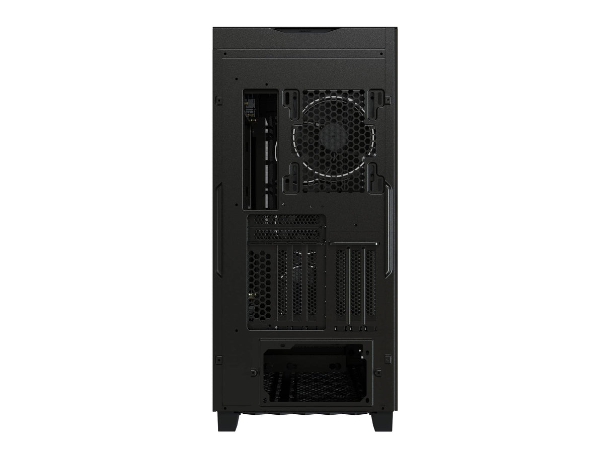 AORUS C500 Glass - Carcasa Negra para Juegos de PC de Torre Media, Vidrio Templado, USB Tipo C, 4 Ventiladores ARBG incluidos (GB-AC500G ST)