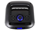 Trevi XF 215 KB - Altavoz portátil inalámbrico de 60 W, Altavoz portátil con USB, Micro SD, Line IN y función TWS, Ideal para Fiestas y Karaoke, micrófono con Cable y batería integrada