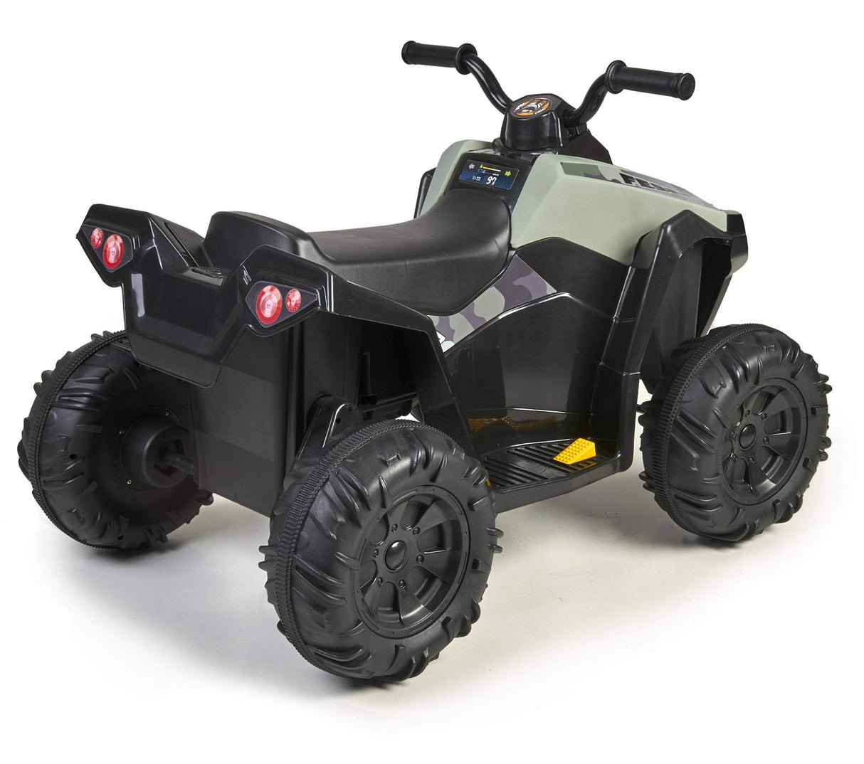 FEBER- Quad Boxer, Vehículo eléctrico a batería, 12 V, Verde (Famosa 800012541), Versión previa