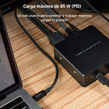 Belkin estación de acoplamiento USB-C para dos monitores(PD 85 W, HDMI, USB-A 3.1 Gen 1, USB-C, Gigabit Ethernet, adaptador de 135 W, audio), docking station para MacBook, Windows, Chromebook y otros
