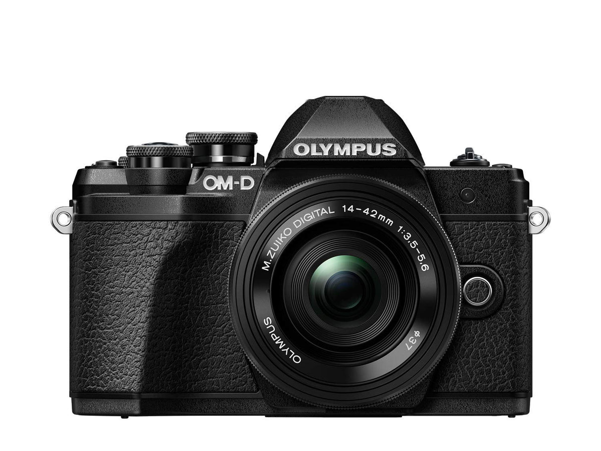 Olympus OM-D E-M10 Mark III Kit, Cámara de Sistema Micro 4/3 (16 MP, Estabilizador de Imagen de 5 Ejes, Visor Electrónico) + Objetivo M.Zuiko 14-42mm EZ Zoom + M.Zuiko 40-150mm Telezoom, negro