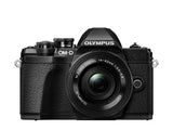 Olympus OM-D E-M10 Mark III Kit, Cámara de Sistema Micro 4/3 (16 MP, Estabilizador de Imagen de 5 Ejes, Visor Electrónico) + Objetivo M.Zuiko 14-42mm EZ Zoom + M.Zuiko 40-150mm Telezoom, negro
