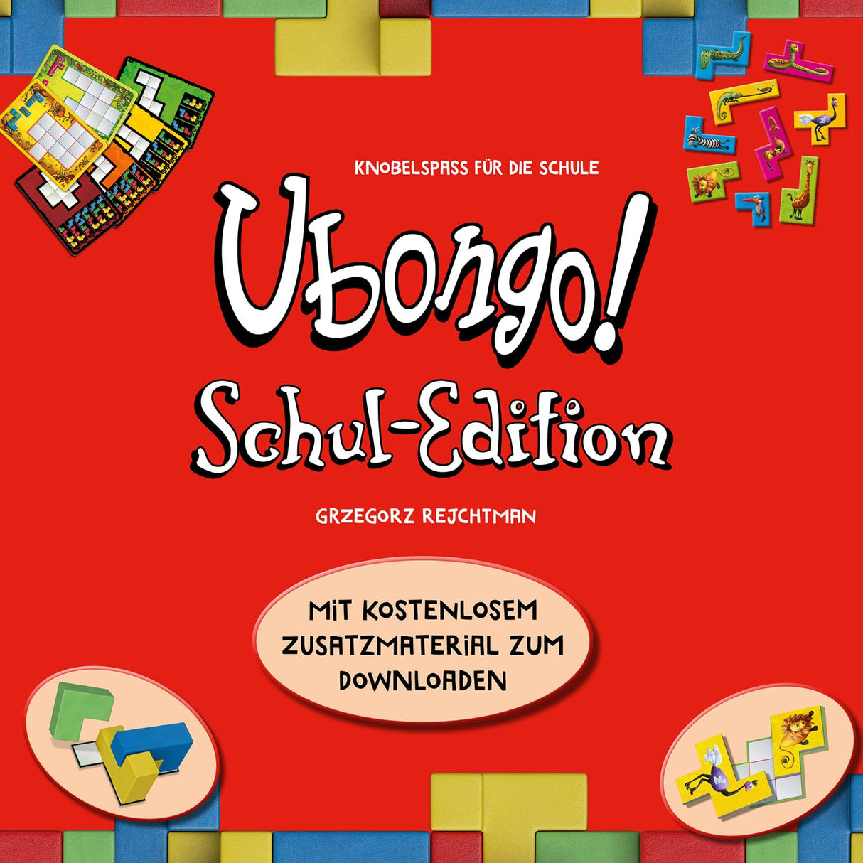 Kosmos- Ubongo-Edición Escolar Juego de niños, Multicolor, Small (682880)