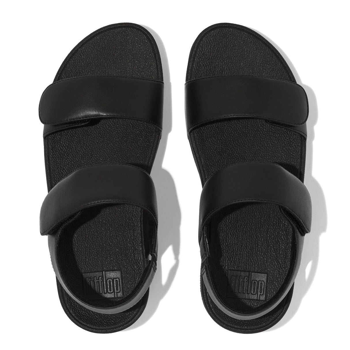 Fitflop Lulu, Sandalias Planas Mujer, Todo Negro, 39 EU