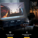 KODAK Proyector Inteligente FLIK HD9, Mini película portátil Blanca para Interiores y Exteriores, FHD 1080p para Pantallas de hasta 120"
