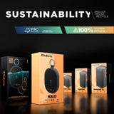 Skullcandy Terrain Mini Altavoz Portátil Inalámbrico con Bluetooth, Impermeabilidad IPX7, 14 Horas de Batería, True Wireless Stereo y Correa Integrada para Viajes y Uso en Exteriores - Negro