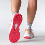 Salomon ALPHAGLIDE, Zapatos de senderismo para Mujer, Emberglow White Rouge Red, 40 EU