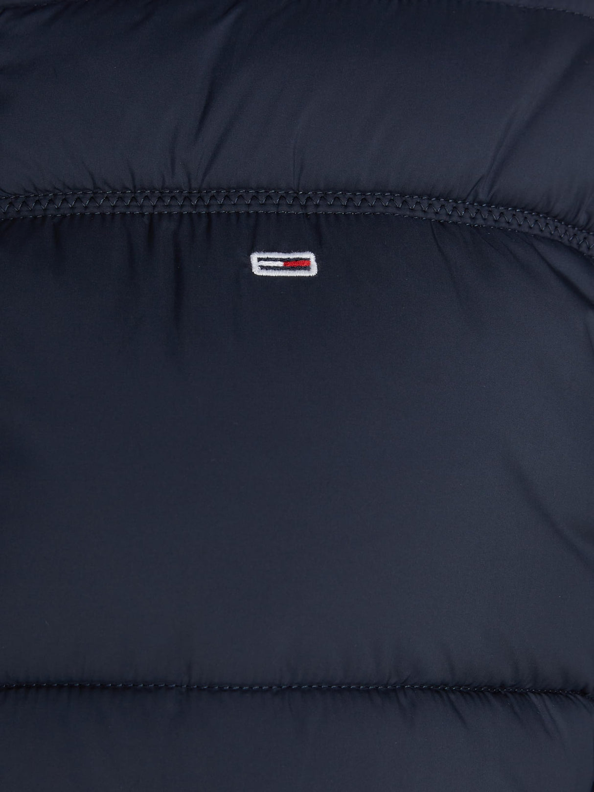 Tommy Jeans Cazadora Acolchada Mujer Quilt Rouch Tape Jacket con Capucha, Azul (Dark Night Navy), XS