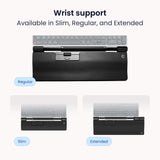 Contour Design RollerMouse Pro ratón Ambidextro RF inalámbrico + Bluetooth + USB Type-A Rollerbar 2800 dpi