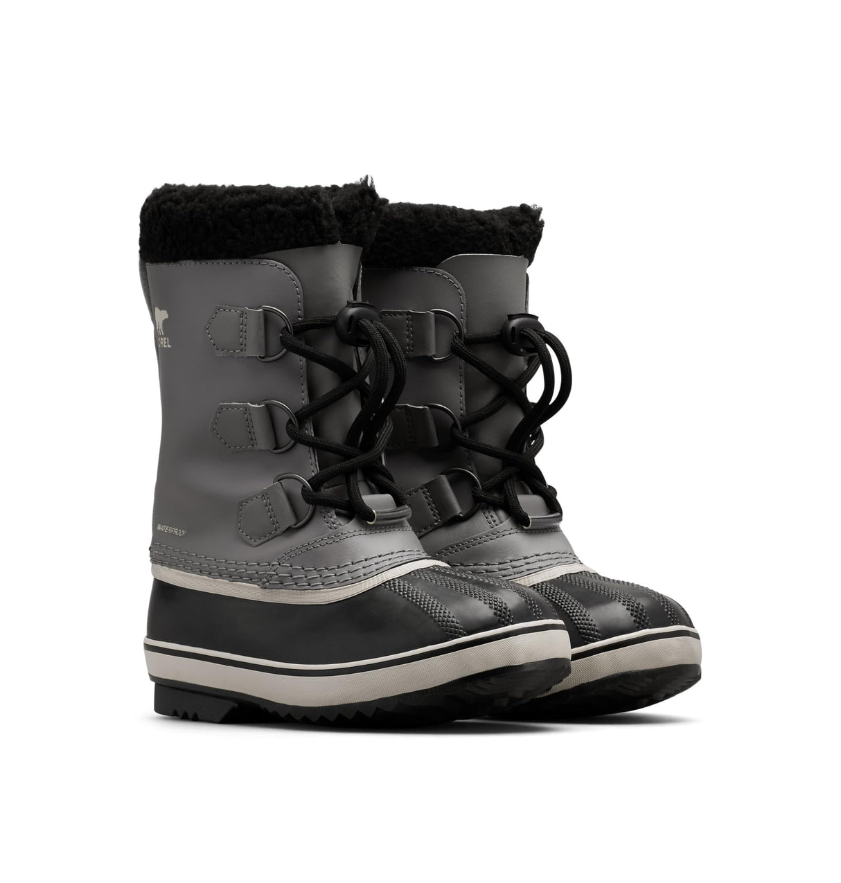 Sorel Yoot Pac TP Boot WP, Botas de nieve impermeables, Unisex niños, Quarry Black Youth Collection 2024, 33 EU