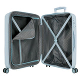 Pepe Jeans Dalma Maleta Mediana Azul 48x70x26 cms Rígido 2,5 kgs Cierre TSA ABS 2,5 kgs 81 L by Joumma Bags