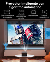 ULTIMEA Proyector Dolby Audio 4K para Cine en Casa, Proyector Certificado por Netflix, 700 Lúmenes ANSI, WiFi, Bluetooth, Ajuste de Pantalla y Evitación de Obstáculos, Apollo P50
