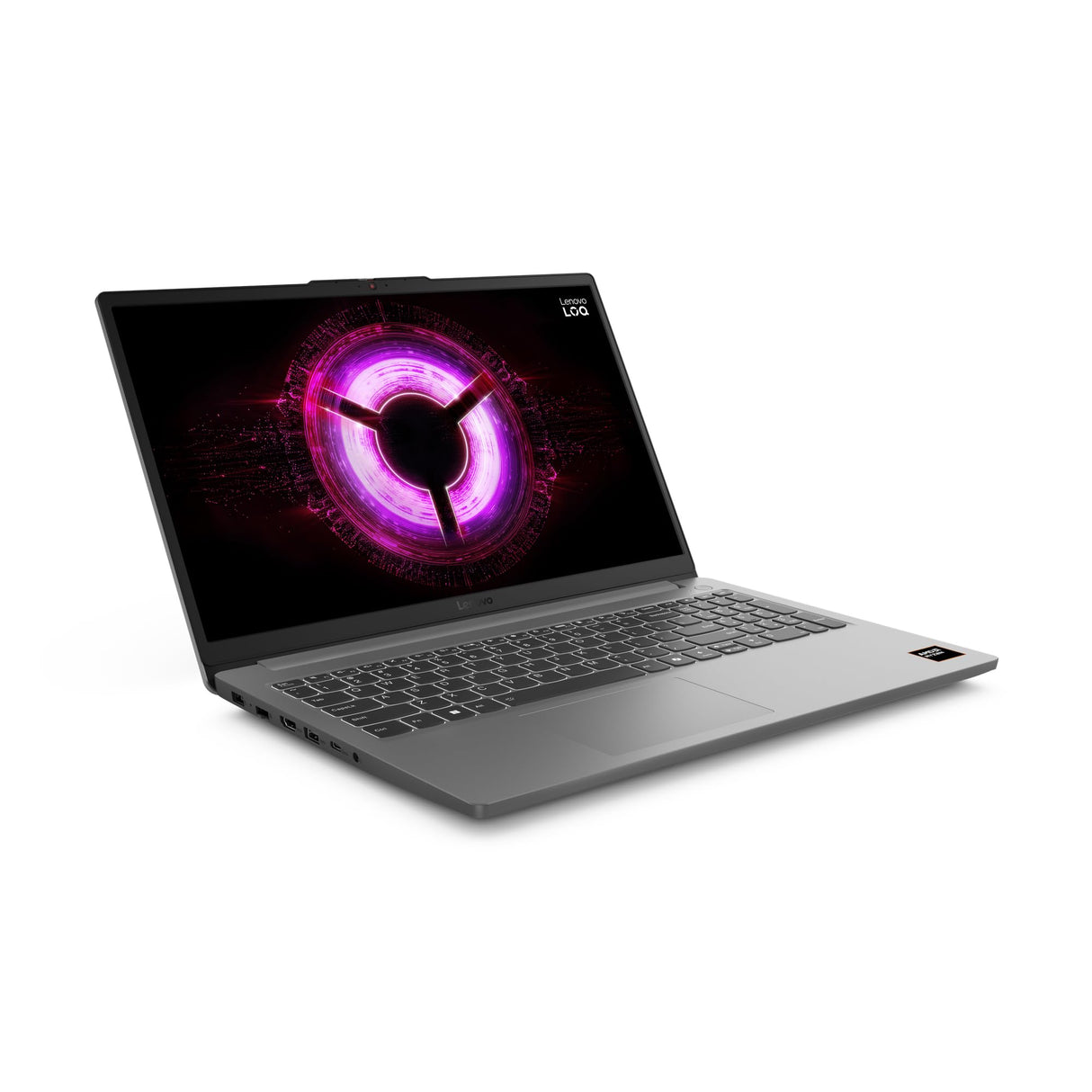 Lenovo LOQ Essential Gen 10 - Ordenador Portátil Gaming IA 15.6" FHD (AMD Ryzen 7 7735HS, NVIDIA GeForce RTX 4050, 16GB RAM, 512GB SSD, 144Hz, Wi-Fi 6, Sin Sistema Operativo) QWERTY Español - Gris