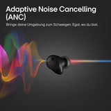 LG Auriculares intraurales Bluetooth Tone Free T90S con Sonido Dolby Atmos, tecnología Meridian, cancelación Activa de Ruido (ANC), y UVnano+, Blanco