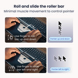 Contour Ratón ergonómico RollerMouse Rojo para Hombro, antebrazo, muñeca, Alivio de tensión para RSI, síndrome túnel carpiano, 6 Botones Personalizables, Compatible con Mac/PC - Inalámbrico - Plus