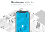 Cisco Punto de acceso Cisco Business 240AC 802.11ac 4x4 (Wave 2), 2 puertos GbE; montaje en techo, paquete de 3 unidades, protección limitada de por vida (3-CBW240AC-E)