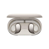 XIAOMI OpenWear Stereo - Auriculares inalámbricos, cancelación de Ruido, Driver dinámico, Doble micrófono, 7.5 Horas de autonomía y 38,5 Horas con el Estuche de Carga, Beige (Versión ES)