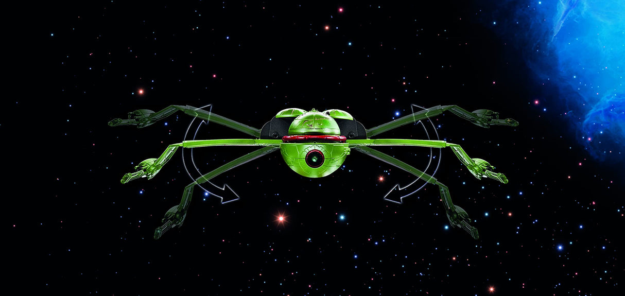 PLAYMOBIL 71089 Star Trek - Klingon Bird-of-Prey, Nave klingon con Efectos de Luz, Sonidos Originales y Figuras Coleccionables, Para Fans de Star Trek y Niños a partir de 10 Años
