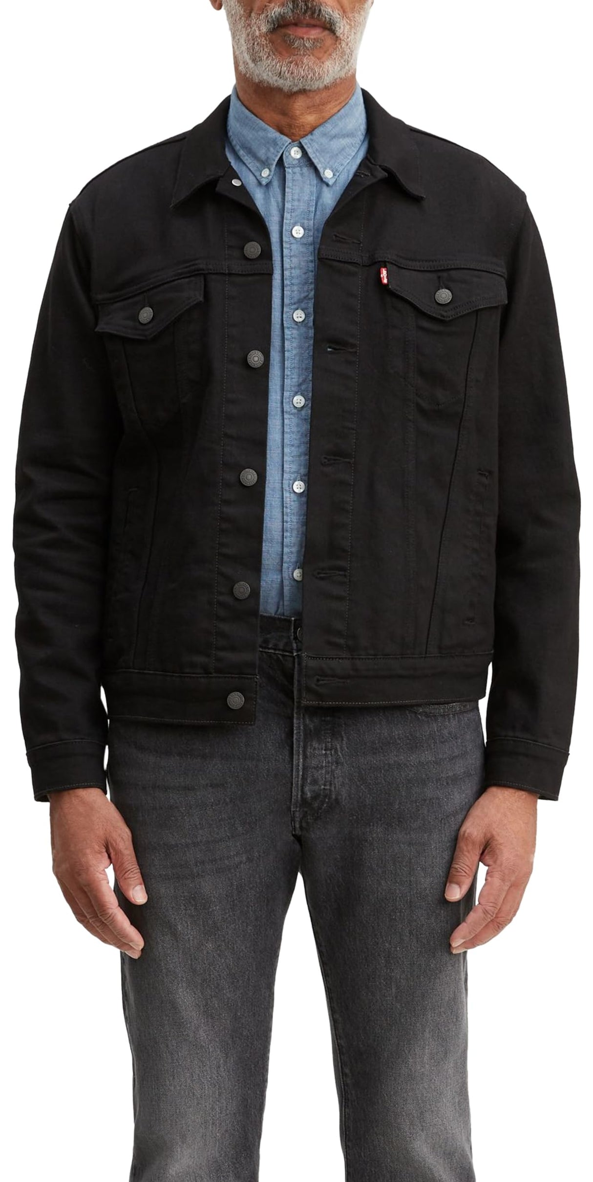 Levi's The Trucker Chaqueta, Dark Horse, XL Hombre