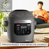 Moulinex Multicook Fry - Multicocina y aire freidora (12 programas, 6 L, gris, espátula incluida YY5553FB